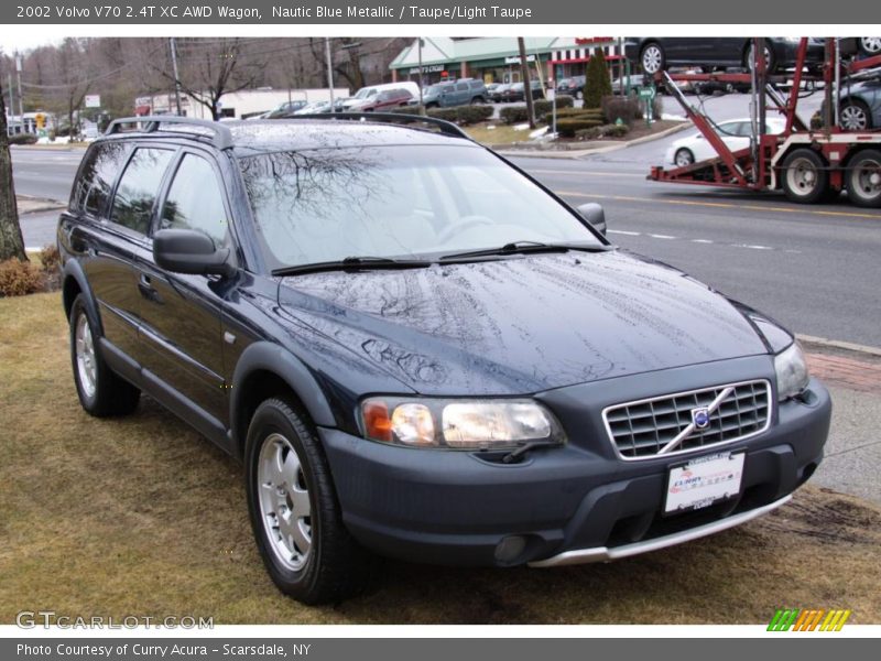 Nautic Blue Metallic / Taupe/Light Taupe 2002 Volvo V70 2.4T XC AWD Wagon