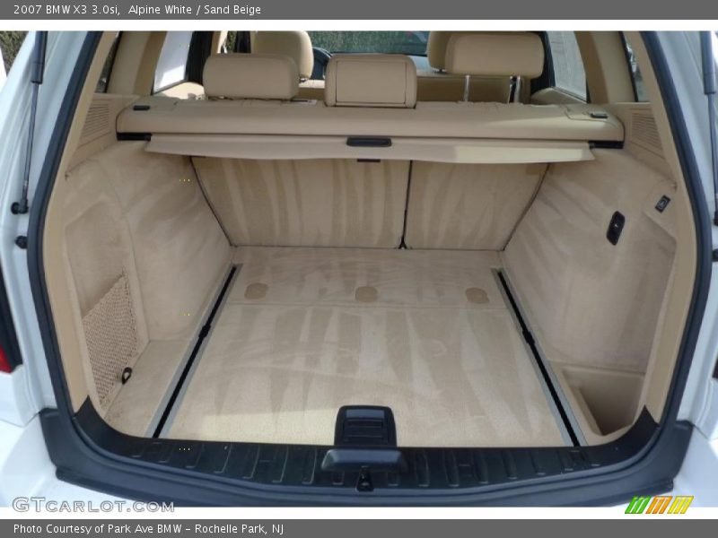 Alpine White / Sand Beige 2007 BMW X3 3.0si