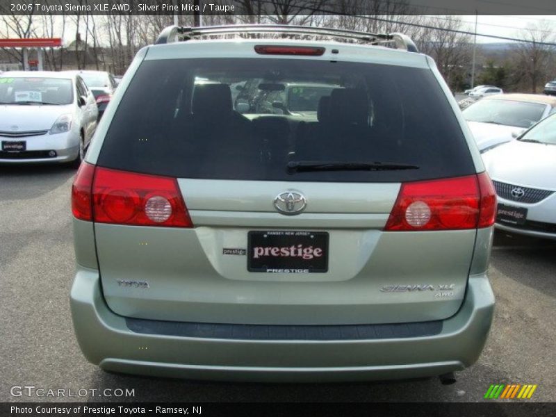 Silver Pine Mica / Taupe 2006 Toyota Sienna XLE AWD