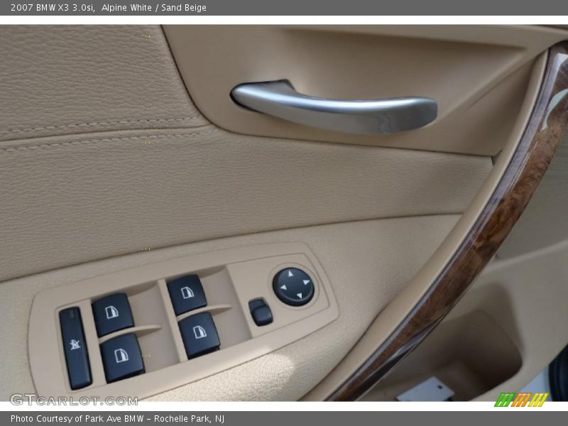 Alpine White / Sand Beige 2007 BMW X3 3.0si