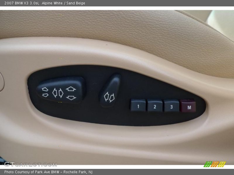 Alpine White / Sand Beige 2007 BMW X3 3.0si