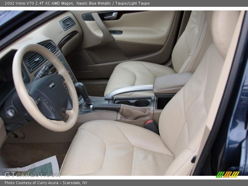 Nautic Blue Metallic / Taupe/Light Taupe 2002 Volvo V70 2.4T XC AWD Wagon