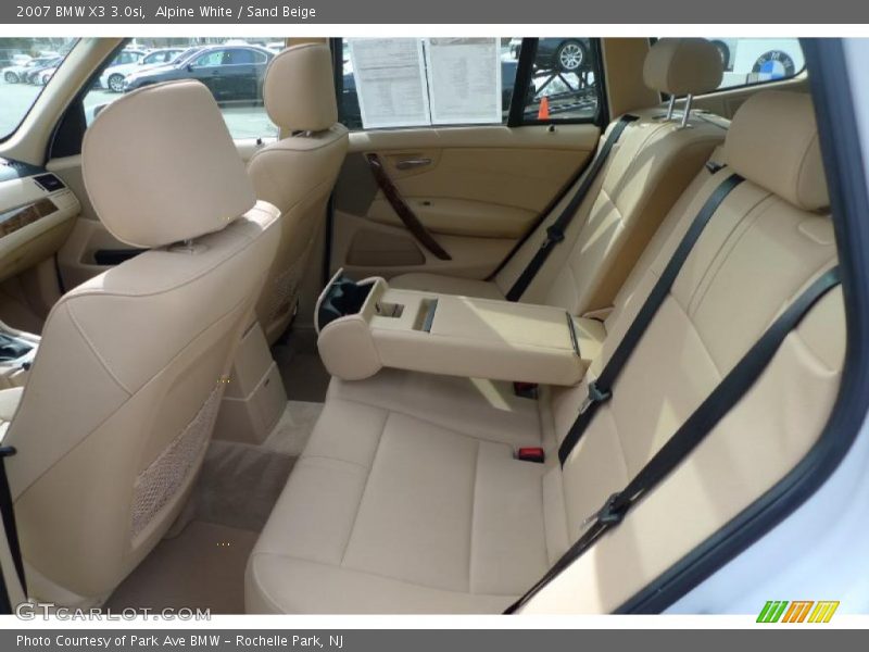 Alpine White / Sand Beige 2007 BMW X3 3.0si