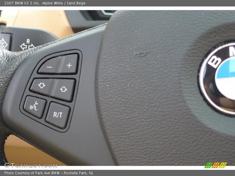 Alpine White / Sand Beige 2007 BMW X3 3.0si