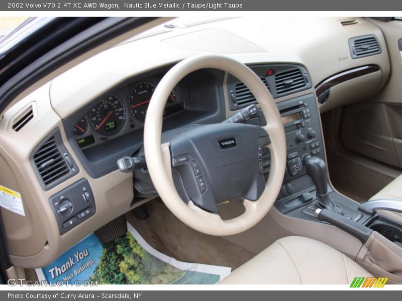 Nautic Blue Metallic / Taupe/Light Taupe 2002 Volvo V70 2.4T XC AWD Wagon
