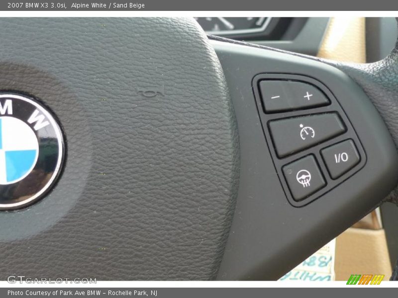 Alpine White / Sand Beige 2007 BMW X3 3.0si