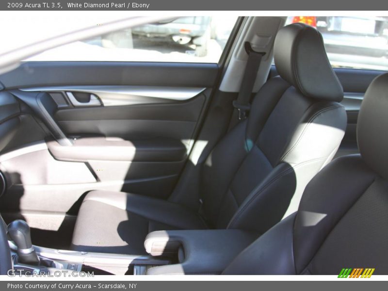 White Diamond Pearl / Ebony 2009 Acura TL 3.5