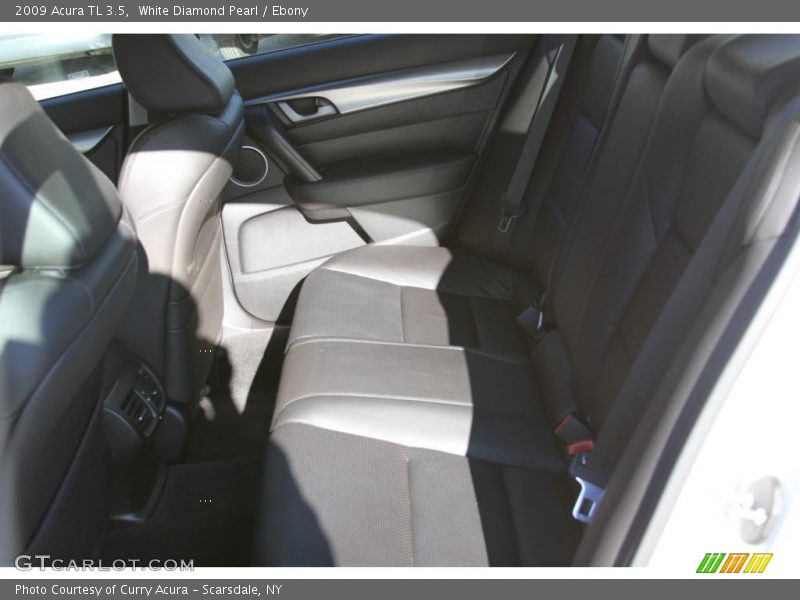 White Diamond Pearl / Ebony 2009 Acura TL 3.5