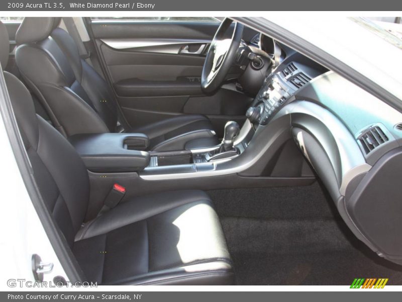 White Diamond Pearl / Ebony 2009 Acura TL 3.5