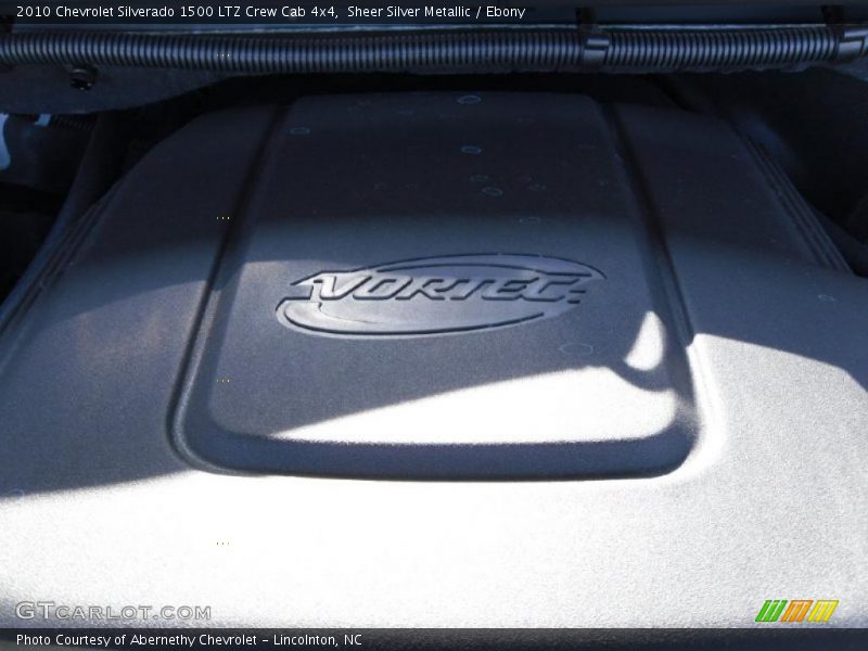Sheer Silver Metallic / Ebony 2010 Chevrolet Silverado 1500 LTZ Crew Cab 4x4