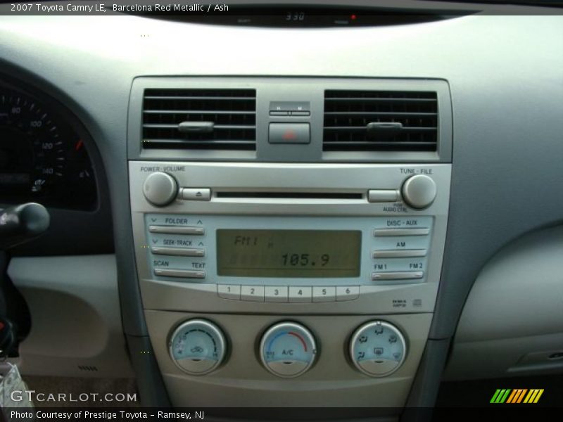 Barcelona Red Metallic / Ash 2007 Toyota Camry LE