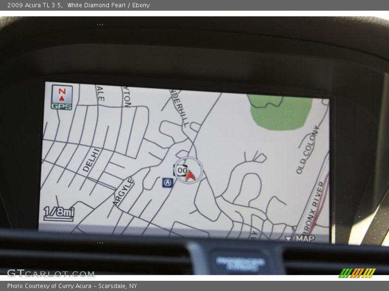 White Diamond Pearl / Ebony 2009 Acura TL 3.5