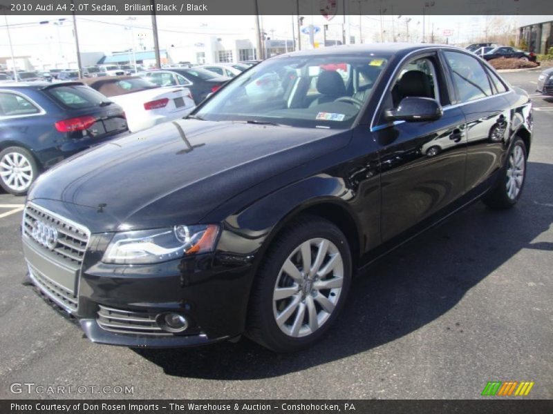 Brilliant Black / Black 2010 Audi A4 2.0T Sedan