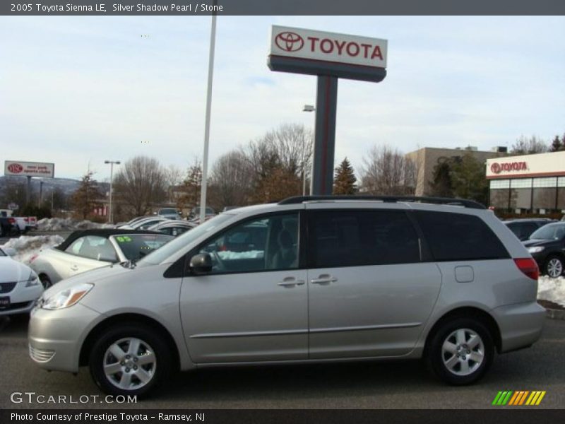 Silver Shadow Pearl / Stone 2005 Toyota Sienna LE