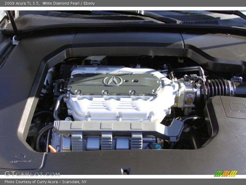 White Diamond Pearl / Ebony 2009 Acura TL 3.5