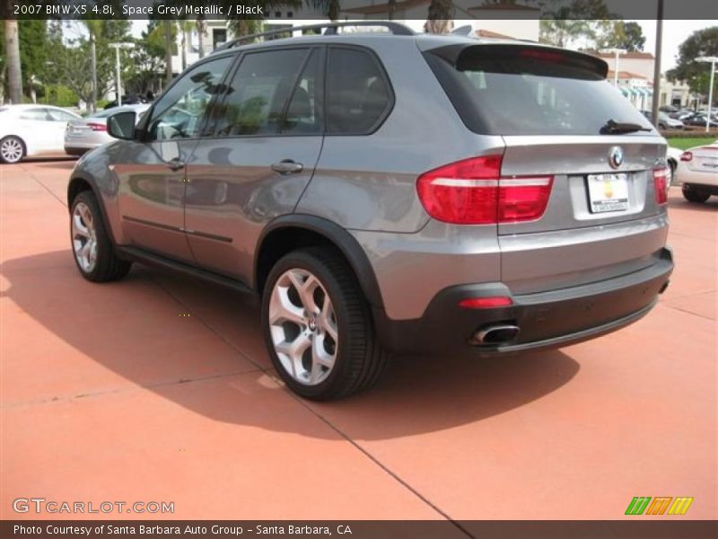 Space Grey Metallic / Black 2007 BMW X5 4.8i
