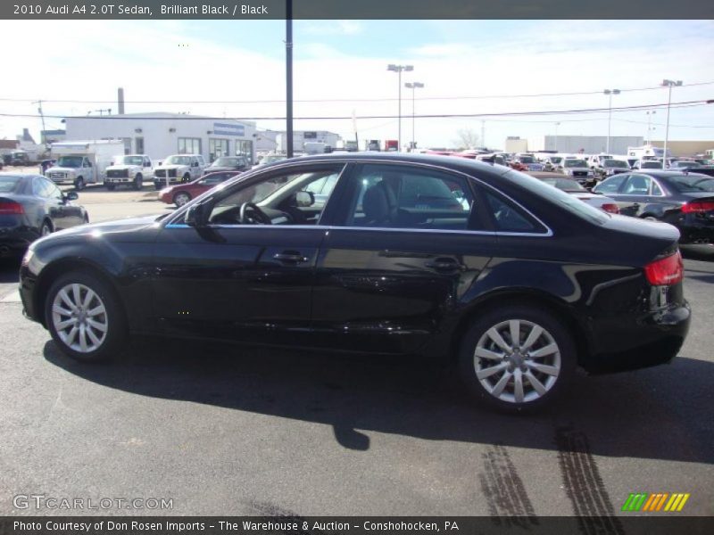 Brilliant Black / Black 2010 Audi A4 2.0T Sedan