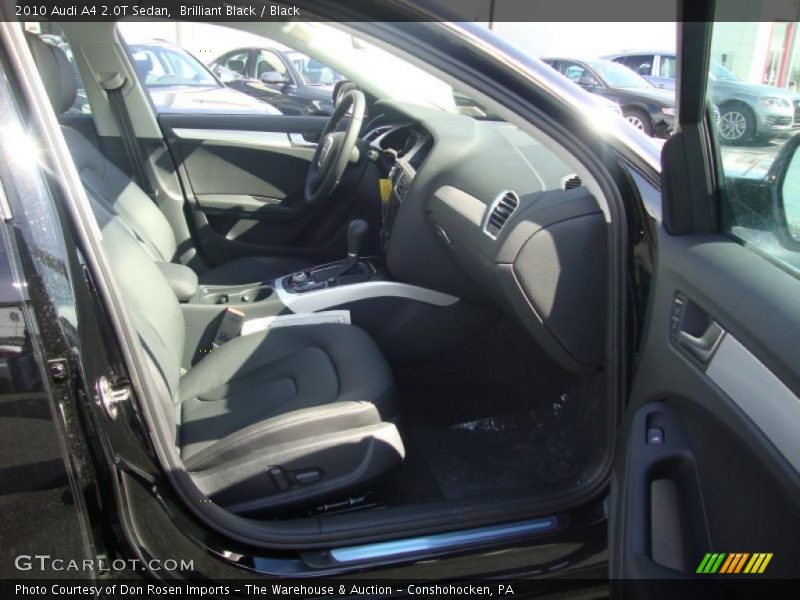  2010 A4 2.0T Sedan Black Interior