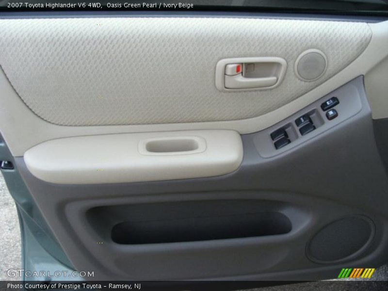 Oasis Green Pearl / Ivory Beige 2007 Toyota Highlander V6 4WD