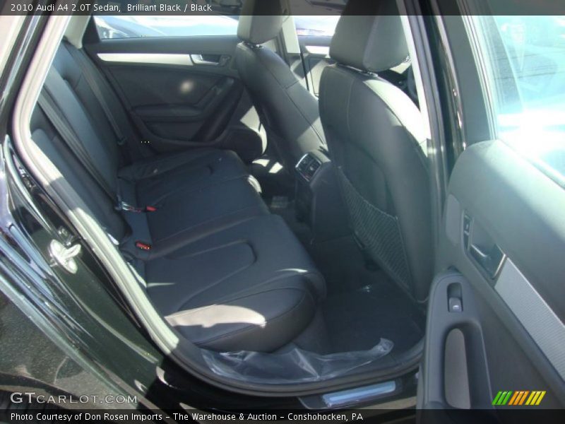  2010 A4 2.0T Sedan Black Interior