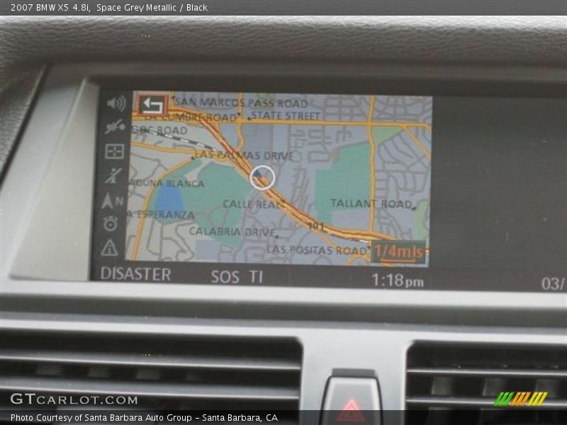 Space Grey Metallic / Black 2007 BMW X5 4.8i