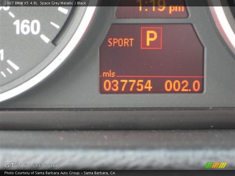 Space Grey Metallic / Black 2007 BMW X5 4.8i