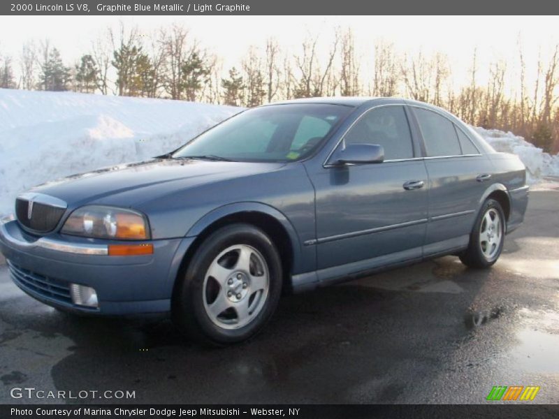 Graphite Blue Metallic / Light Graphite 2000 Lincoln LS V8