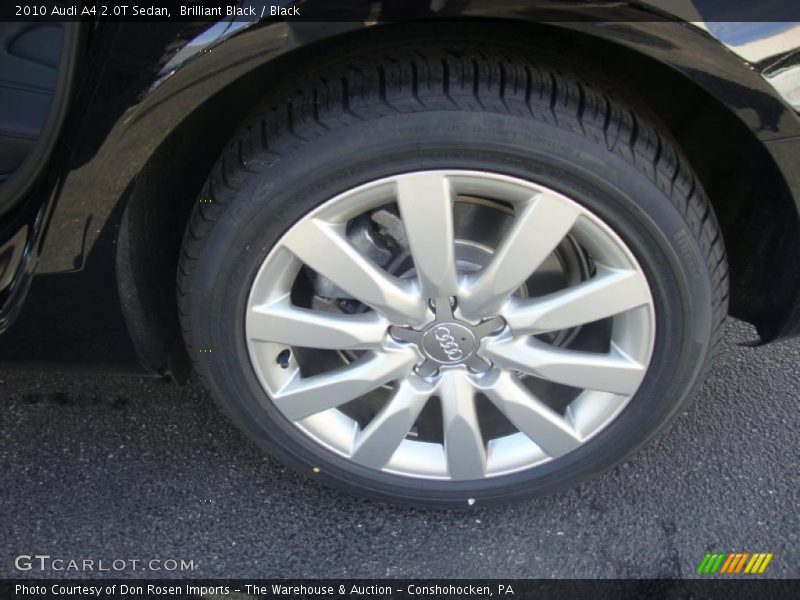 Brilliant Black / Black 2010 Audi A4 2.0T Sedan