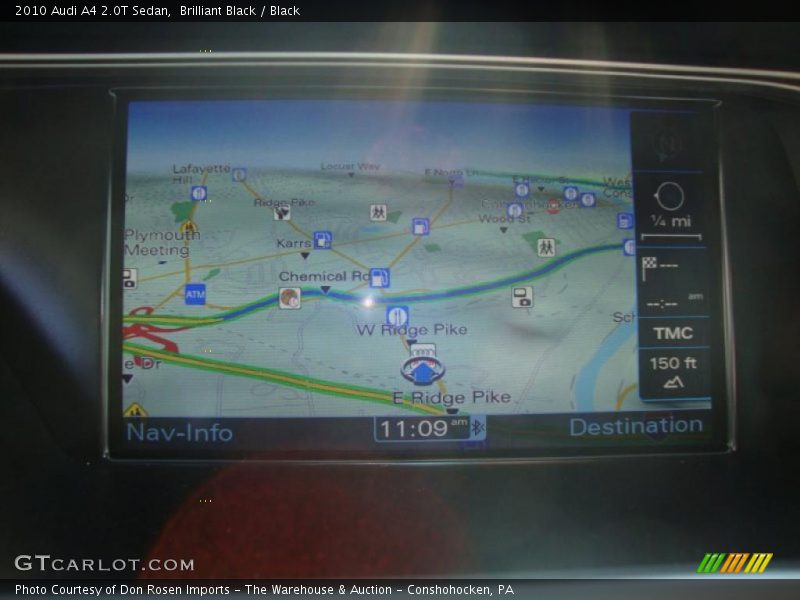Navigation of 2010 A4 2.0T Sedan
