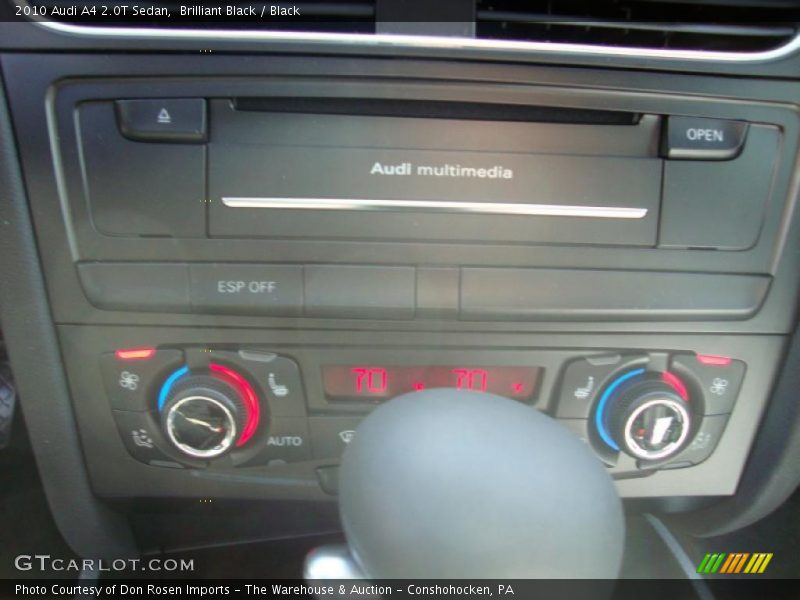 Brilliant Black / Black 2010 Audi A4 2.0T Sedan