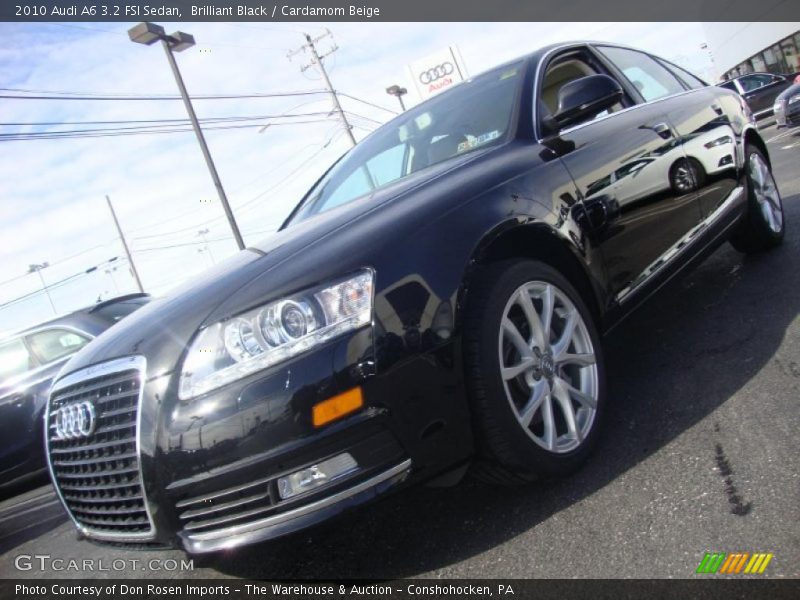 Brilliant Black / Cardamom Beige 2010 Audi A6 3.2 FSI Sedan