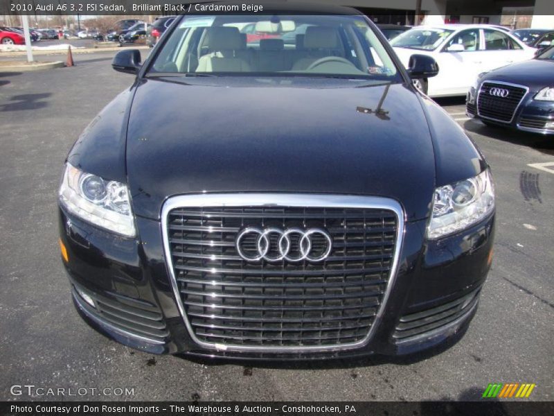 Brilliant Black / Cardamom Beige 2010 Audi A6 3.2 FSI Sedan