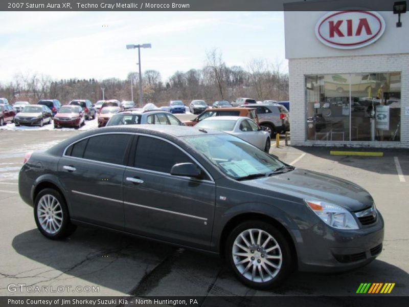 Techno Gray Metallic / Morocco Brown 2007 Saturn Aura XR