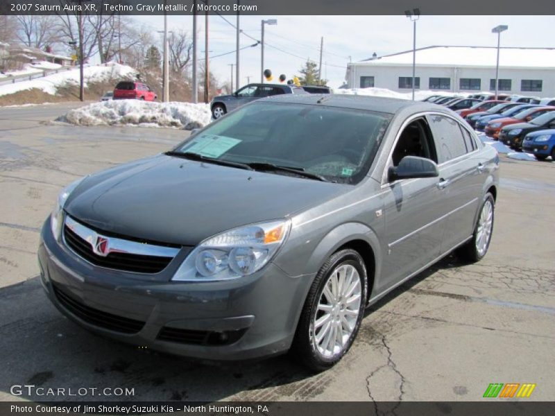 Techno Gray Metallic / Morocco Brown 2007 Saturn Aura XR