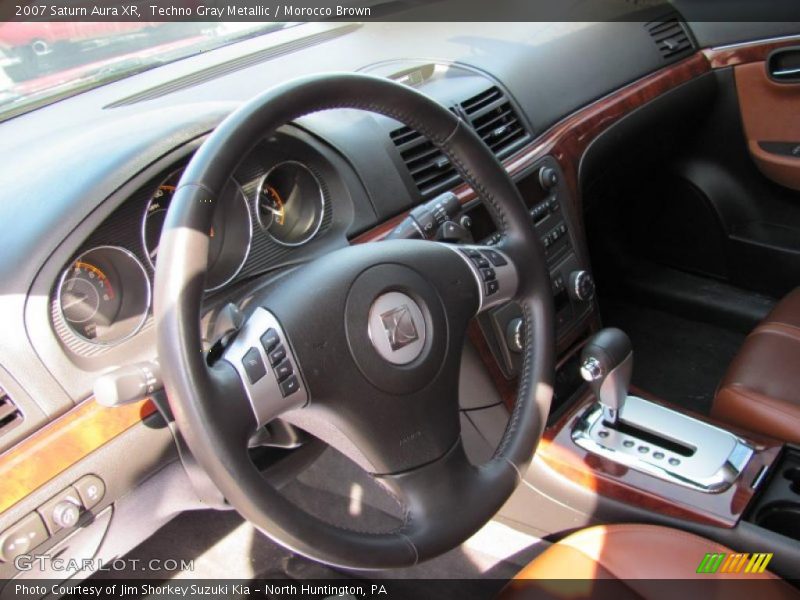 Techno Gray Metallic / Morocco Brown 2007 Saturn Aura XR