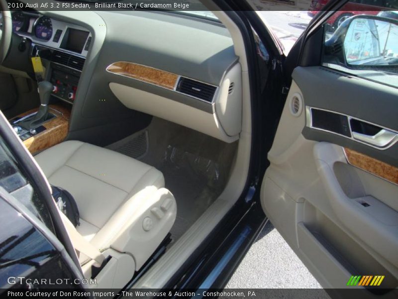 Brilliant Black / Cardamom Beige 2010 Audi A6 3.2 FSI Sedan