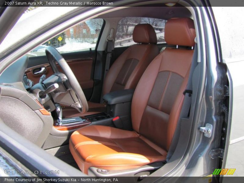 Techno Gray Metallic / Morocco Brown 2007 Saturn Aura XR