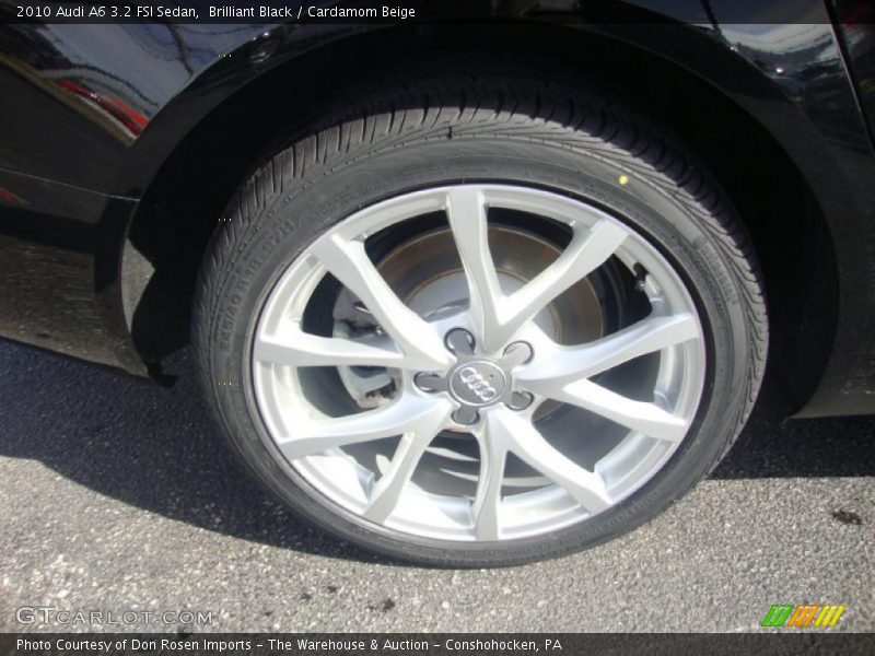 Brilliant Black / Cardamom Beige 2010 Audi A6 3.2 FSI Sedan