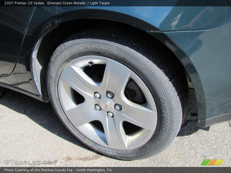 Emerald Green Metallic / Light Taupe 2007 Pontiac G6 Sedan