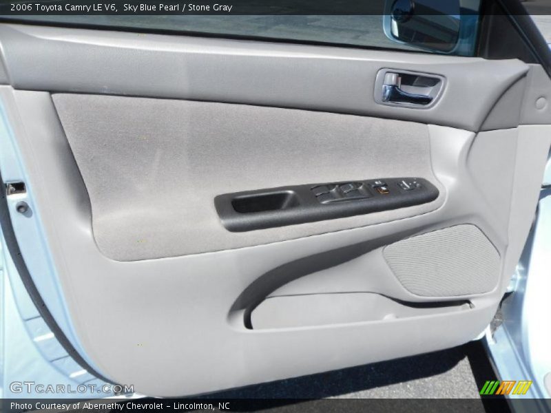 Sky Blue Pearl / Stone Gray 2006 Toyota Camry LE V6