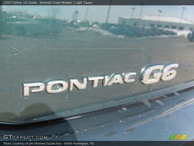 Emerald Green Metallic / Light Taupe 2007 Pontiac G6 Sedan