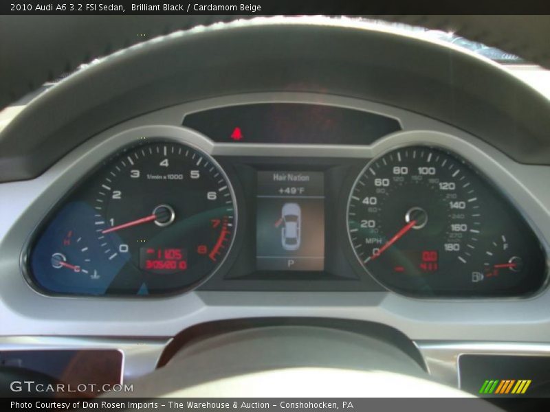 Brilliant Black / Cardamom Beige 2010 Audi A6 3.2 FSI Sedan