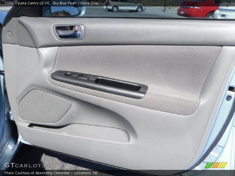 Sky Blue Pearl / Stone Gray 2006 Toyota Camry LE V6