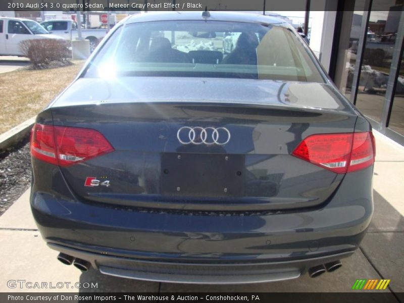 Meteor Gray Pearl Effect / Black 2010 Audi S4 3.0 quattro Sedan