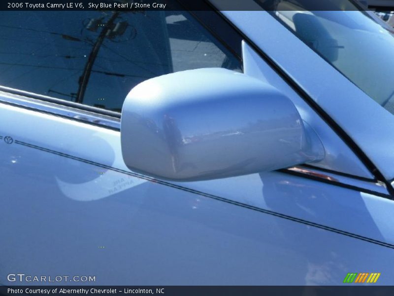 Sky Blue Pearl / Stone Gray 2006 Toyota Camry LE V6