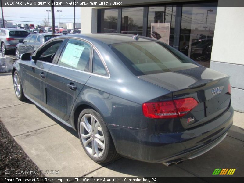 Meteor Gray Pearl Effect / Black 2010 Audi S4 3.0 quattro Sedan