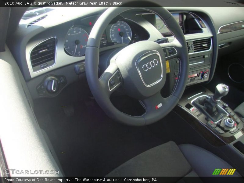 Meteor Gray Pearl Effect / Black 2010 Audi S4 3.0 quattro Sedan
