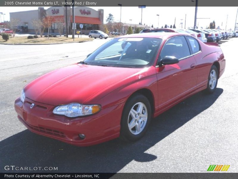 Victory Red / Ebony 2005 Chevrolet Monte Carlo LT