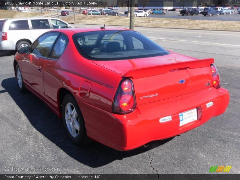 Victory Red / Ebony 2005 Chevrolet Monte Carlo LT