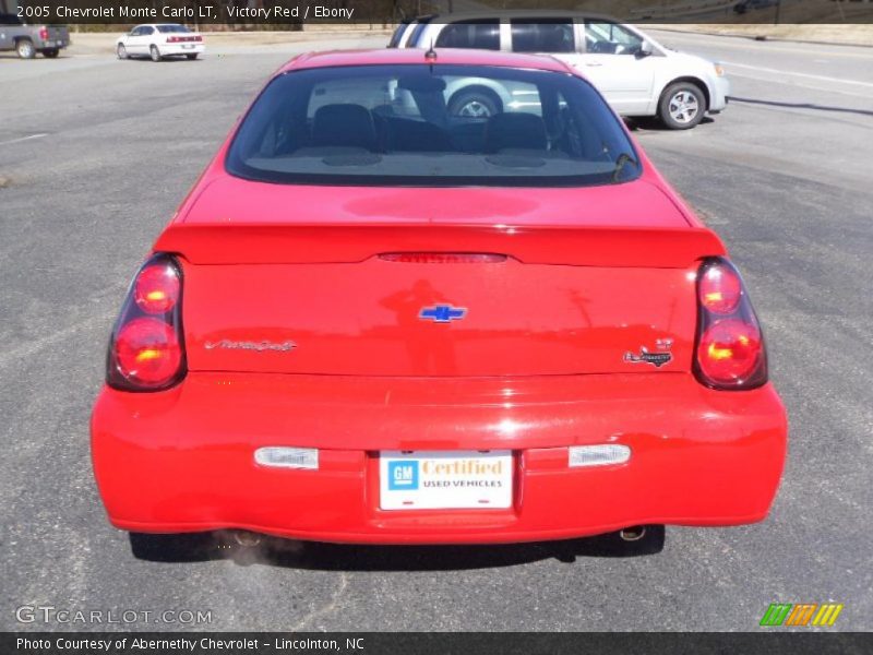 Victory Red / Ebony 2005 Chevrolet Monte Carlo LT